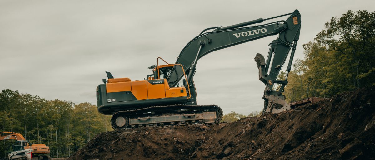 A felásott terület