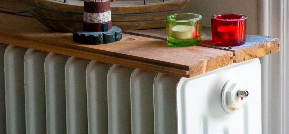 A konvektor szerelő munkája után