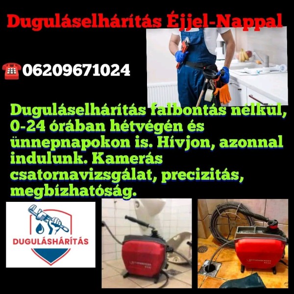 Duguláselhárítás cső