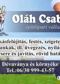 Oláh Csaba ev.
