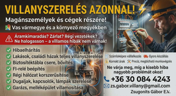 Zsugonits Gábor e.v.